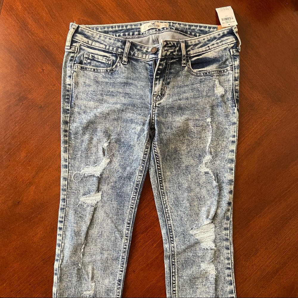Hollister super skinny acid wash jeans size 3/W26